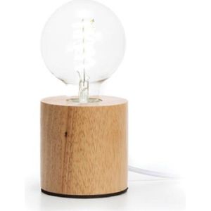 Hq-power Lampsokkel Cilindrisch E27 Eikenhout (v-stand-cyl-oak)