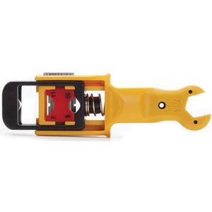 Coaxiale kabelstripper met 2 mesjes