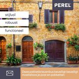 Perel Pakketbrievenbus Malmö, wandmontage, incl. 2 sleutels, afmetingen (H x B x D) 50.5 x 42 x 26 cm, zwart