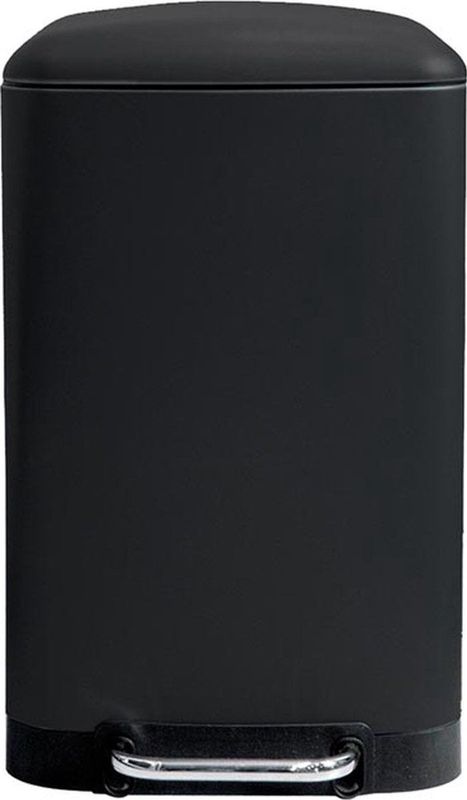 Perel - Pedaalemmer - Mat Zwart - Met Uitneembare Emmer - Inhoud 30 Liter