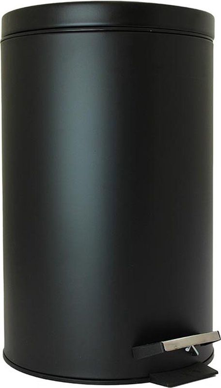 Perel - Pedaalemmer - Mat Zwart - Met Uitneembare Emmer - Inhoud 14 Liter
