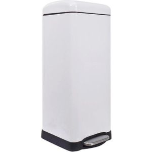 Prullenbak - Zwart - Kunststof - 30 Liter