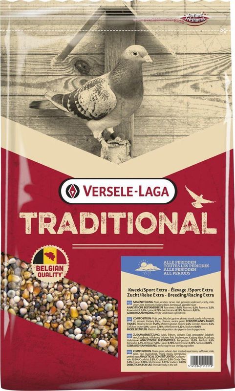 Versele-Laga Traditional Kweek/Sport Extra Duivenvoer 5KG