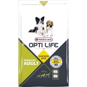 2,5 kg Opti Life Adult Medium hondenvoer