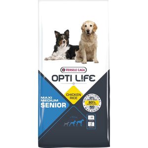 12,5kg Senior Medium & Maxi Opti Life Hondenvoer