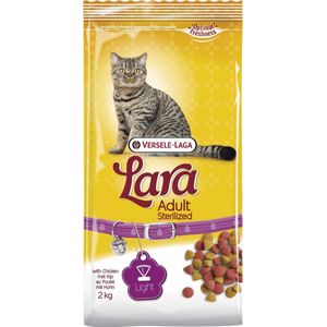 2 x 2 kg Versele-Laga Lara Adult Sterilized kip kattenvoer