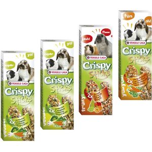 6-delige set van Versele-Laga: voer en snacks - Set van compleetvoer en snacks