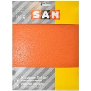 SAM professional schuurpapier droog korund grof - 3 stuks