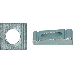 PGB - FASTENERS - Hellingplaat 8% - Staal - Verzinkt Cr3+ - 100 Stuks