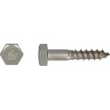 pgb-Europe PGB-FASTENERS | Houtdraadbout DIN 571 Ø 8,00x40 A2 | 100 st - 000571A00008000403