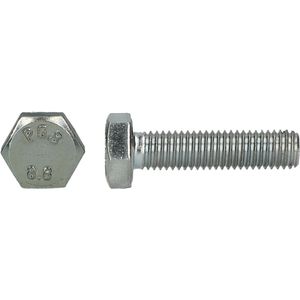 PGB-FASTENERS | Zeskanttapbout 8.8 DIN 933 M 6x8 Zn | 200 st