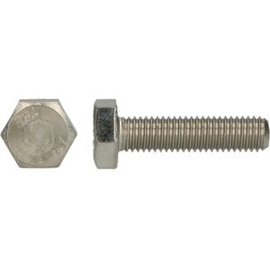 pgb-Europe PGB-FASTENERS | Zeskanttapbout A2-70 DIN 933 M6x60 | 200 st 000933A70006000603