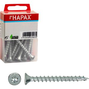 HAPAX - Houtschroeven - Schroef - 4x35 voldraad Tx - 50 stuks