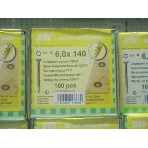 PFS+ Houtschroef VZK-T Ø 6x140 Torx