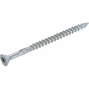 Hout schroeven 4.0x50 mm lang. 200 stuks torx-2. spaanplaat schroef. Pgb fasteners. Verzinkt.