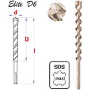Hamerboor Elite SDS-plus D3 * 8,00x160 mm boorkop met 3-snijvlakken voor gewapend beton