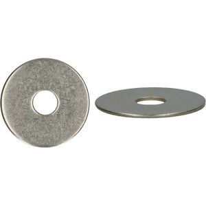 Pgb-Europe - PGB-FASTENERS - Carrosseriesluitring - Roestvast Staal A2 - Blank - 200 Stuks