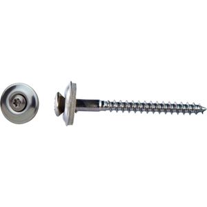 PGB-FASTENERS | Houtschroef +EPDM DIN 7995Z Ø 4,50x65 A2 | 200 st