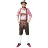 Faram Lederhose Heren Jupp lang  Bruin - L