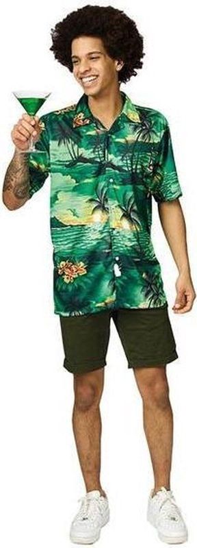 Hawaii - Blouse - Groen - Polyester