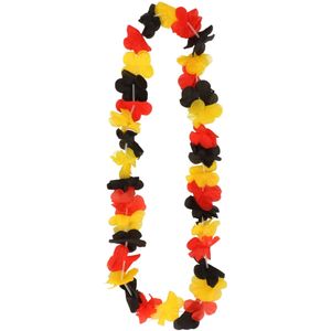 Toppers - Hawaiikrans Rood/Geel/Zwart