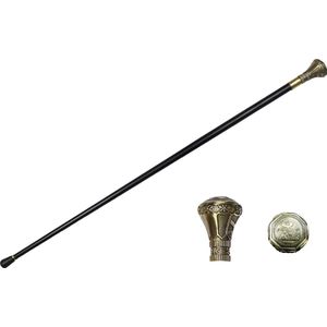 wandelstok brons - eagle walking cane - metaal