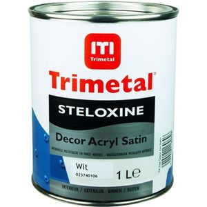 Trimetal Steloxine Decor Acryl Satin - Wit - 1L