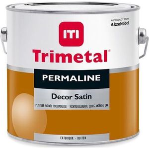 Trimetal Permaline Decor Satin - Op Kleur Gemengd - 1L