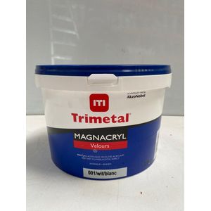 Trimetal Magnacryl Velours - Wit - 2.5L