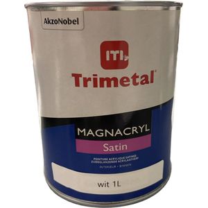 Trimetal Magnacryl Satin - Wit - 1L
