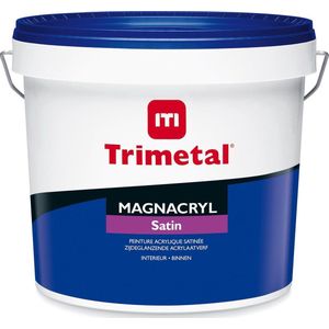 Trimetal Magnacryl Satin - Wit - 10L
