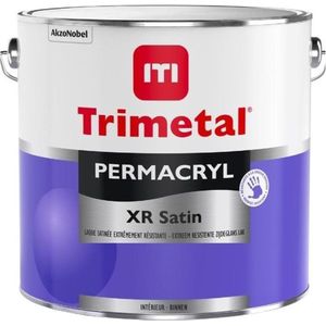Trimetal Permacryl XR Satin Lak - Op Kleur Gemengd - 2,5L