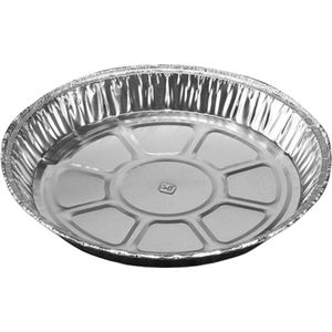 Schaal aluminium rond 15cm boterkoek 400ml 1000 stuks