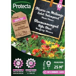 Protecta Bloemen zaden: Bloeiende mix in landelijke stijl 25 m²