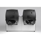 FRITEL Friteuse FR 1355 Duo - Dubbele Frituurtoestel / Frituurpan dubbel - 2 x 3L - 2 x 2200W - Antistofdeksel - 2 tot 8 Pers. - Enkel Olie