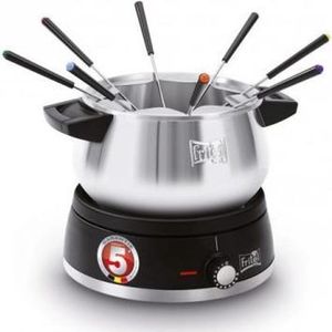 FRITEL Fondue F0 2580 - Elektrische Fonduepan / Kaafondue / Chocoladefondue - 1,5L - 8 Fonduevorkjes