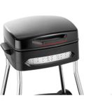 Fritel BBQ 3278 - Elektrische Barbecue en Tafelgrill - Grilloppervlak 40x36cm + Onderstel + Deksel + Wielen - Zwart