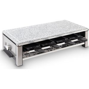 FRITEL Stone Raclette Grill SG 5190 - Steengrill Met Raclette Functie - 1500 W + Incl. 8 Raclettepannetjes