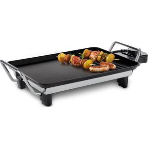 FRITEL Grill Teppanyaki GT 1075 - Grillplaat / Teppanyaki Bakplaat - 28x20 cm - 1000W - 5 Standen - 1 tot 2 Pers. - PFAS-vrij