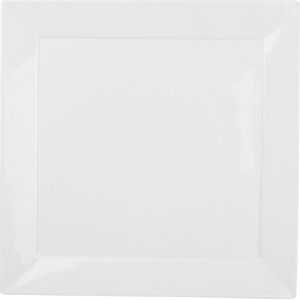 Yong Plat bord 24x24cm wit Silht (Set van 6)