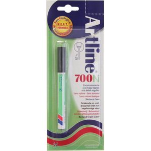 Viltstift Artline 700 rond 0.7mm zwart blister à 1 stuk