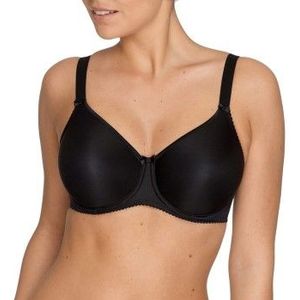 PrimaDonna - Satin Beugel Bh - Zwart - Katoen