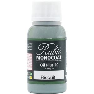 Rubio Monocoat Oil Plus 2C - Ecologische Houtolie in 1 Laag voor Binnenshuis - Biscuit, 20 ml