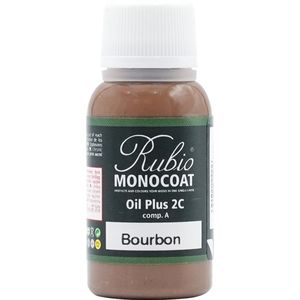 Rubio Monocoat Oil Plus 2C - Ecologische Houtolie in 1 Laag voor Binnenshuis - Bourbon, 20 ml