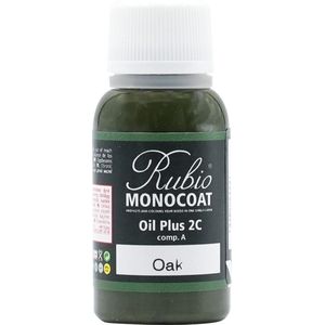 Rubio Monocoat Oil Plus 2C - Ecologische Houtolie in 1 Laag voor Binnenshuis - Oak, 20 ml