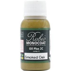 Rubio Monocoat Oil Plus 2C - Ecologische Houtolie in 1 Laag voor Binnenshuis - Smoked Oak, 20 ml