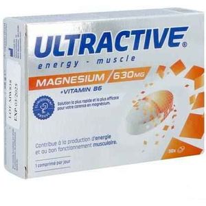 Ultractive Magnesium 630mg Comp 30