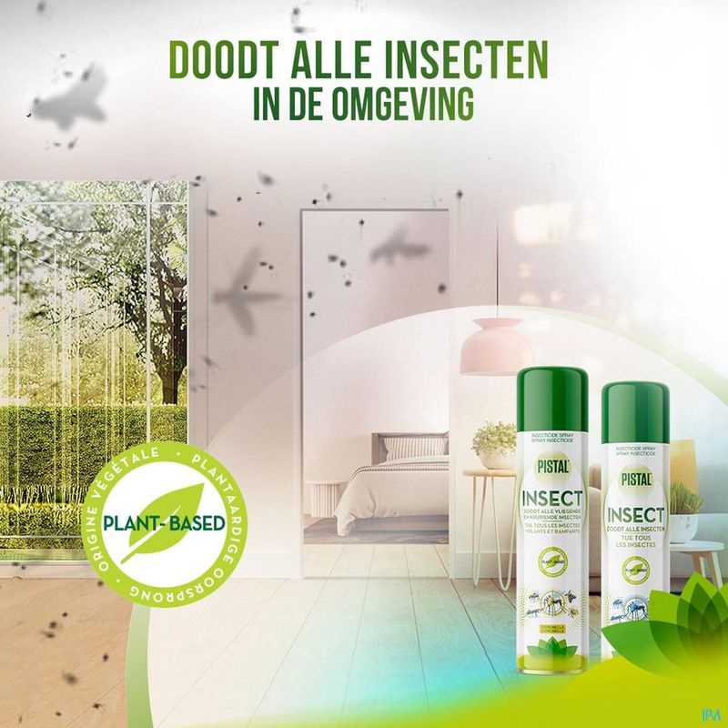 Pistal - Insect Geurloos - Insectenspray - 300 ML - Plantaardig