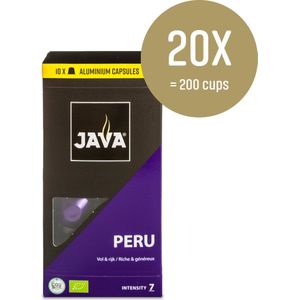 JAVA Koffiecapsules Peru bio- compatibel - 20 stuks