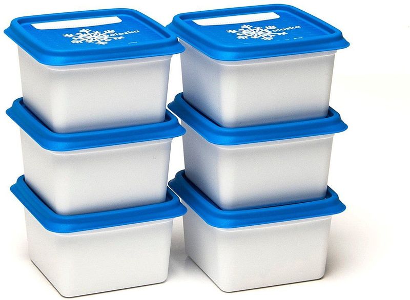 Alaska Diepvriesdozen - Set van 6 - 200 ml - Vaatwasbestendig